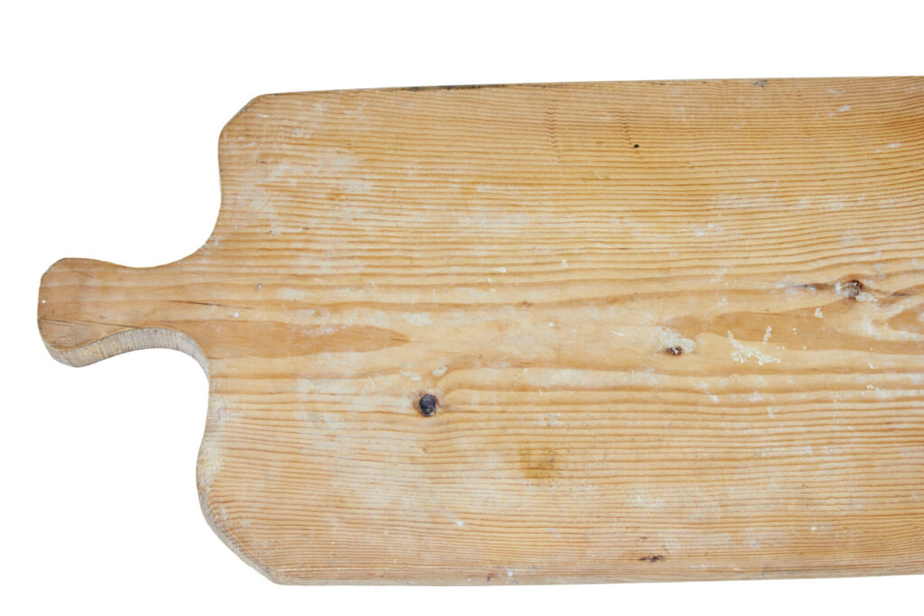 Early 20th Century Traditional Swedish Pine Breadboard — image 3
