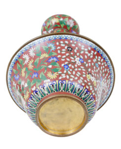 Early 20th Century Cloisonne Enamel Vase — thumbnail 5