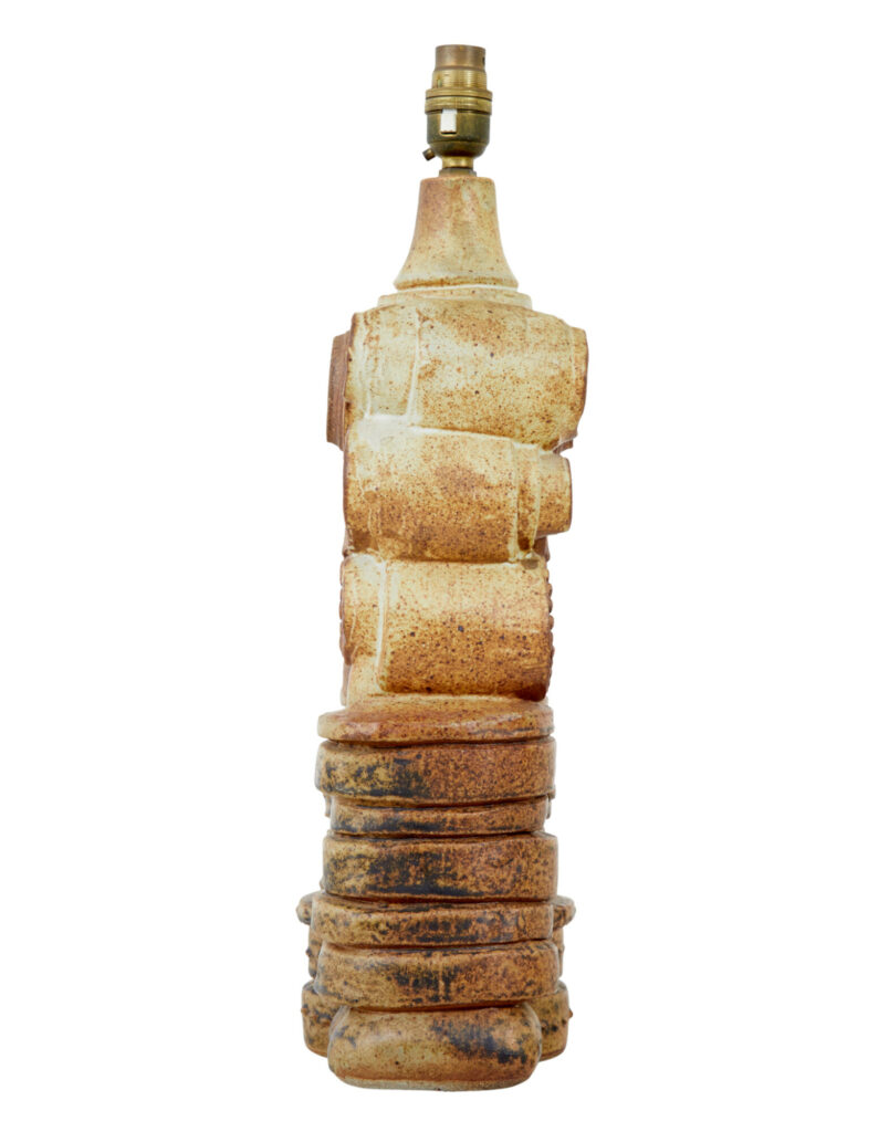 Large 1970’s Ceramic Table Lamp by Bernard Rooke — image 4