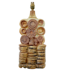 Large 1970’s Ceramic Table Lamp by Bernard Rooke — thumbnail 1