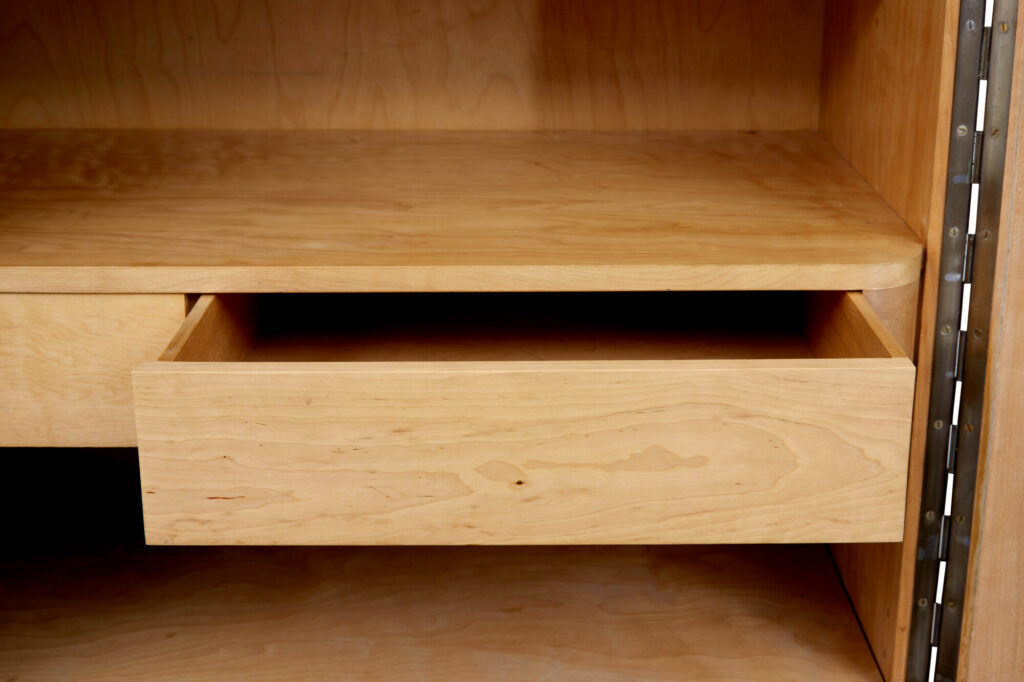 Mid 20th Century Swedish Elm and Birch Cabinet — image 9
