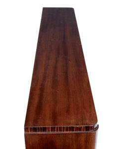 Art Deco Mahogany Open Bookcase — thumbnail 3