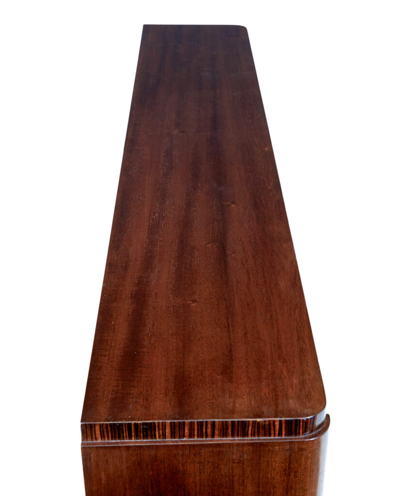 Art Deco Mahogany Open Bookcase — image 3