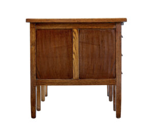 English Mid 20th Century Oak Desk — thumbnail 7