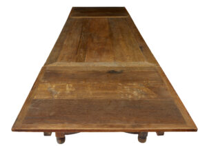 Early 19th Century Oak Extending Dining Table — thumbnail 8