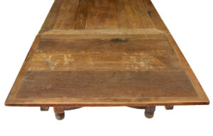 Early 19th Century Oak Extending Dining Table — thumbnail 7