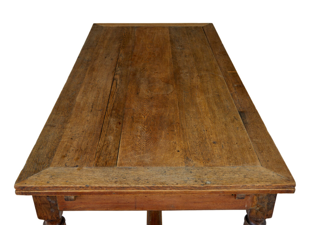 Early 19th Century Oak Extending Dining Table — image 9