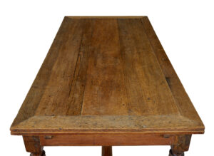 Early 19th Century Oak Extending Dining Table — thumbnail 9