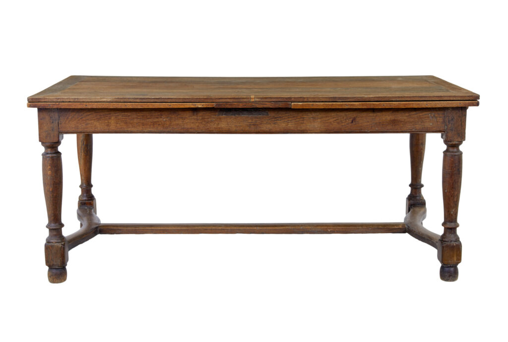 Early 19th Century Oak Extending Dining Table — image 14