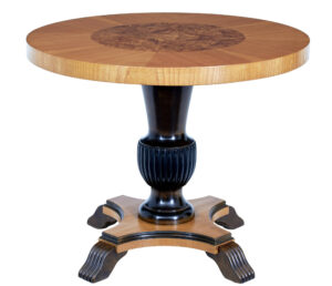 Mid 20th Century Art Deco Inspired Elm Coffee Table — thumbnail 2