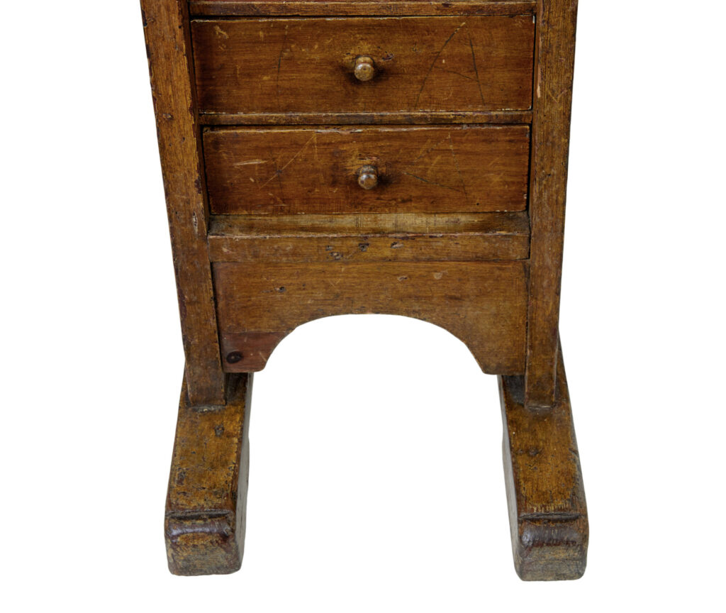 Rustic 19th Century Scandinavian Pine Cobbler’s Bench — image 5