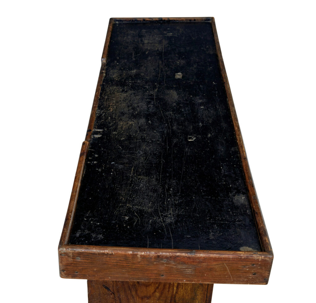 Rustic 19th Century Scandinavian Pine Cobbler’s Bench — image 4