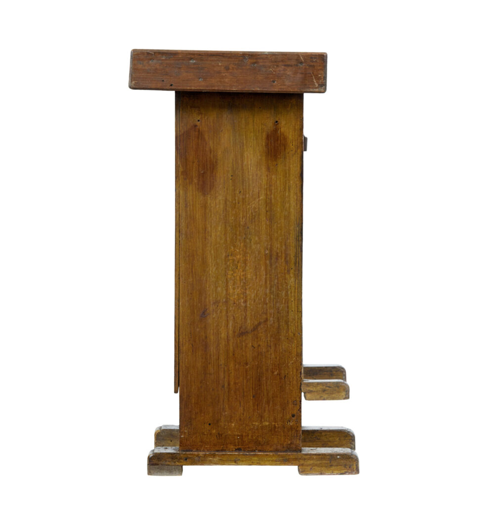 Rustic 19th Century Scandinavian Pine Cobbler’s Bench — image 7