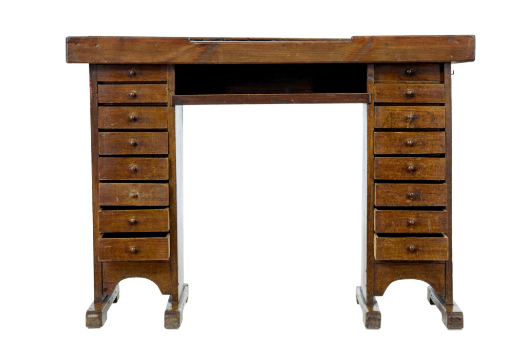 Rustic 19th Century Scandinavian Pine Cobbler’s Bench — image 10