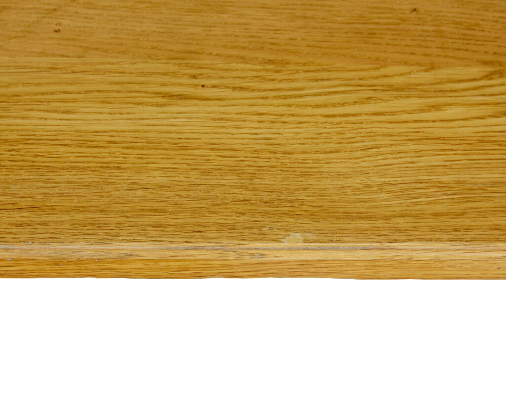 20th Century English Oak Trestle Dining Table — image 2