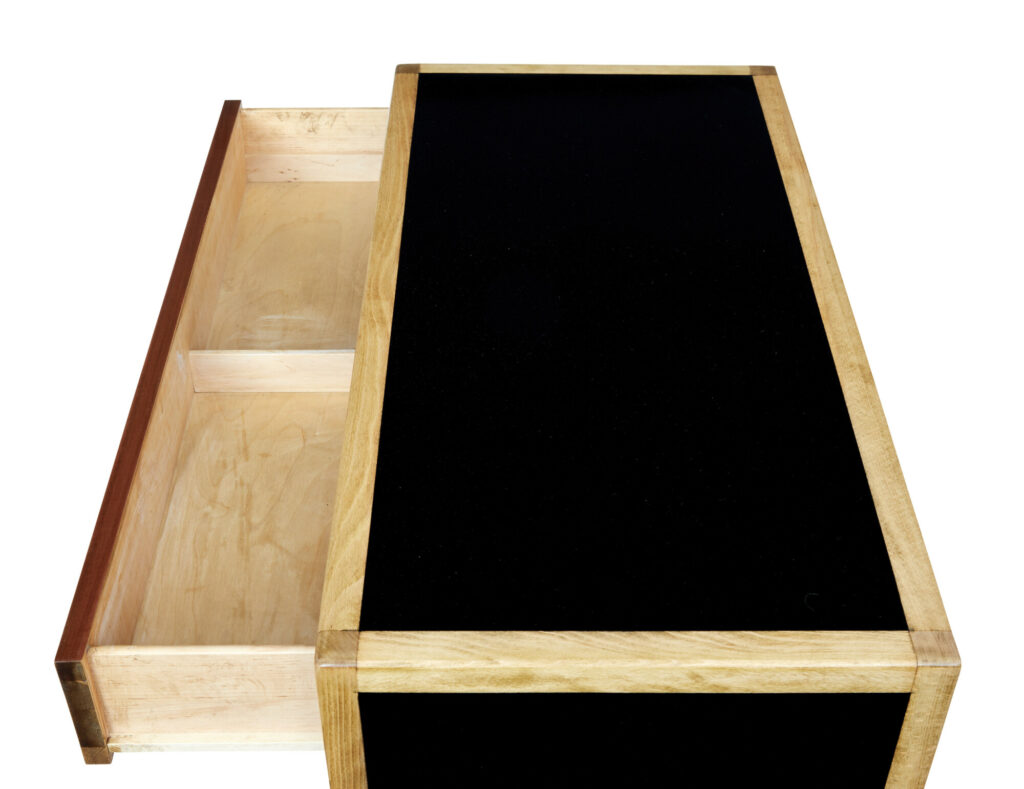 Mid 20th Century Swedish Teak and Birch Chest of Drawers — image 2