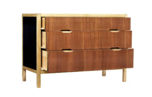 Mid 20th Century Swedish Teak and Birch Chest of Drawers — thumbnail 7
