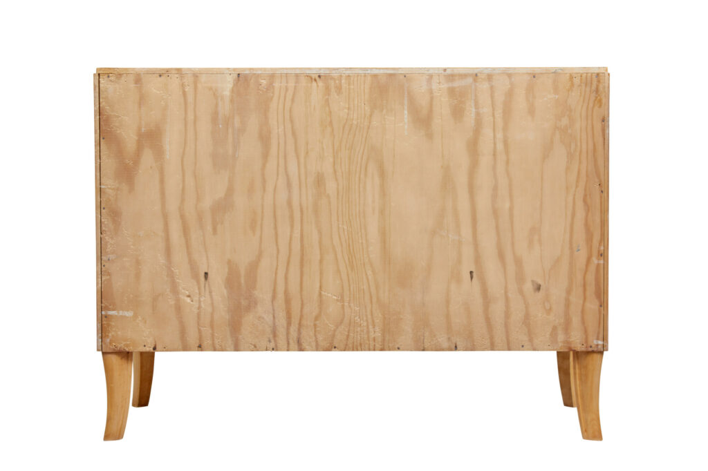 Mid 20th Century Burr Birch Scandinavian Chest of Drawers — image 5