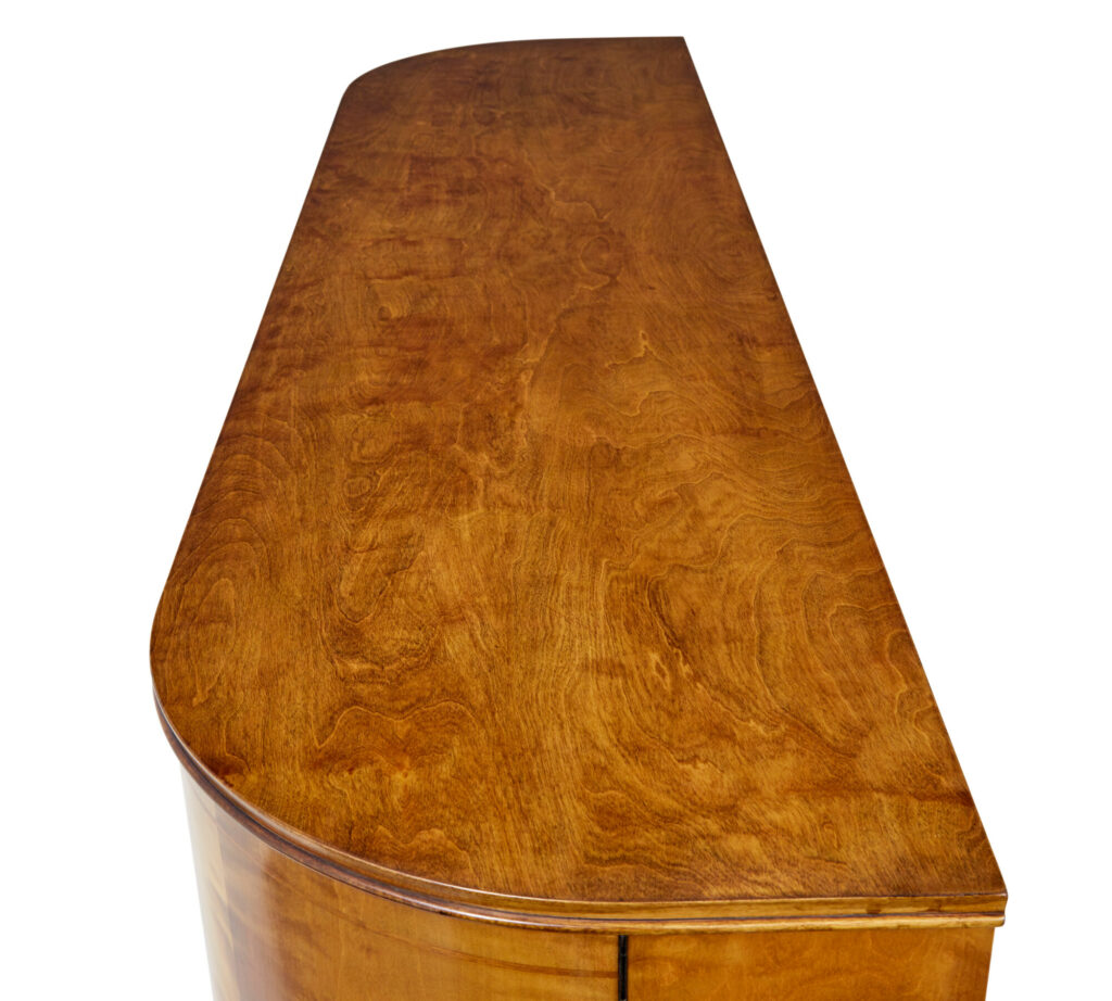 Mid 20th Century Scandinavian Birch and Walnut Sideboard — image 5