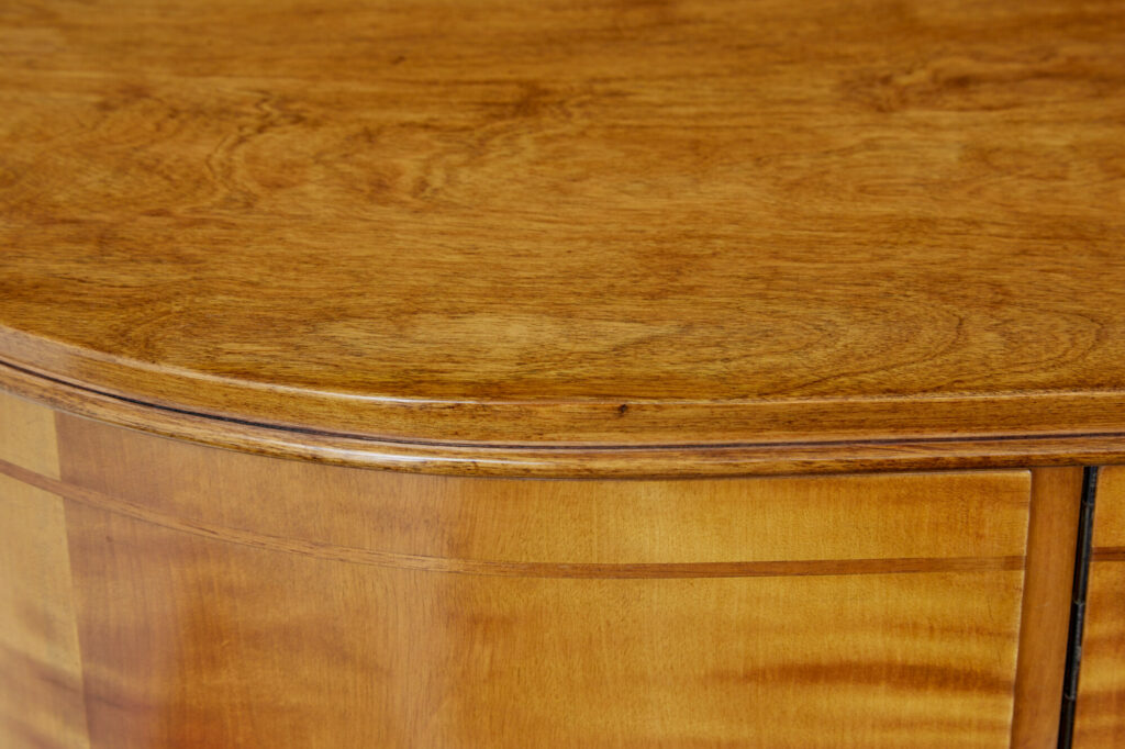 Mid 20th Century Scandinavian Birch and Walnut Sideboard — image 7