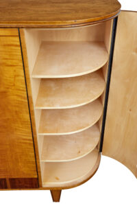 Mid 20th Century Scandinavian Birch and Walnut Sideboard — thumbnail 9