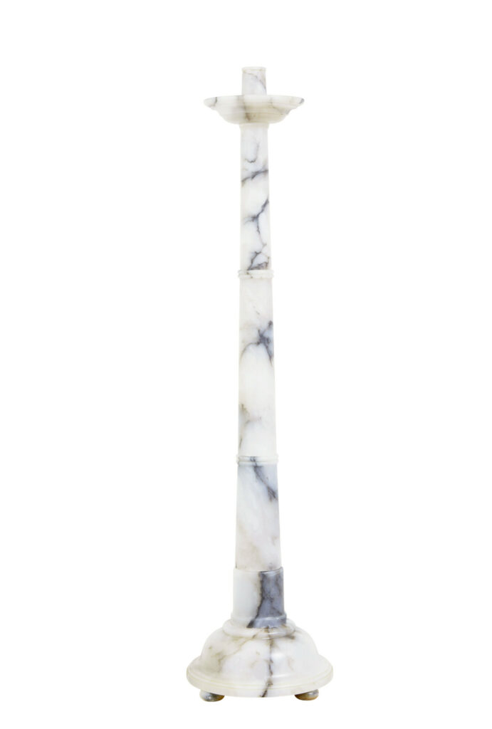 Art Deco Alabaster Floor Lamp