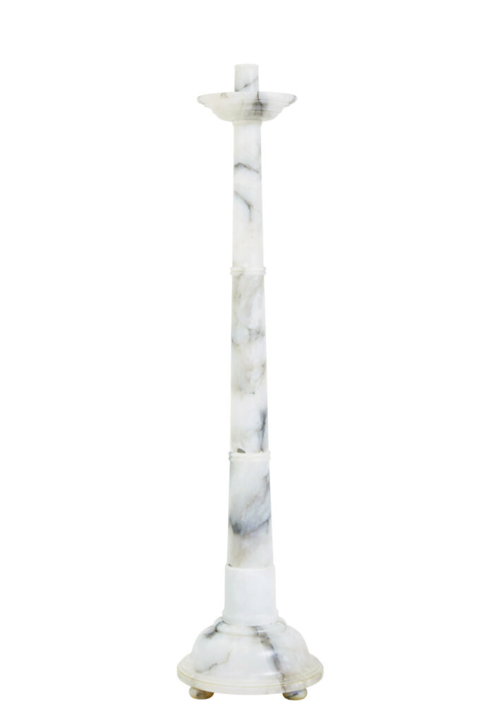 Art Deco Alabaster Floor Lamp — image 2