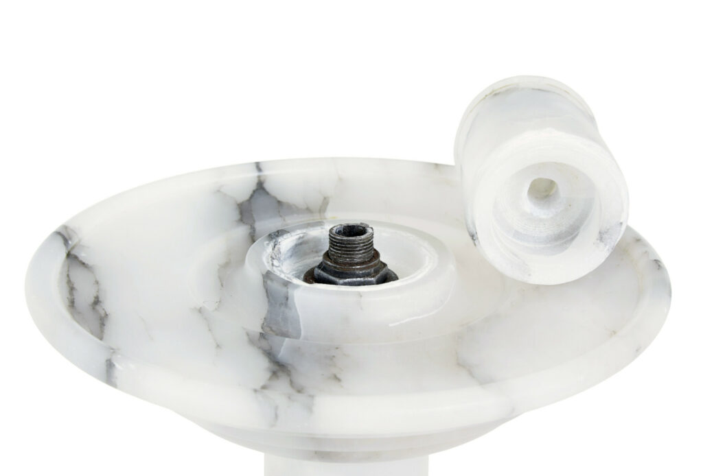 Art Deco Alabaster Floor Lamp — image 8