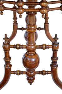 19th Century Aesthetic Movement Walnut Table — thumbnail 3