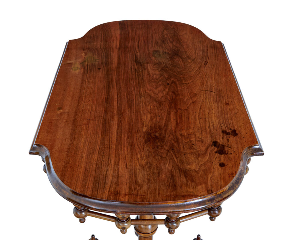 19th Century Aesthetic Movement Walnut Table — image 7