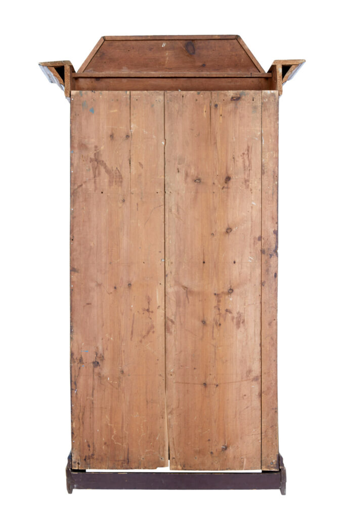 Swedish Late 18th Century Hand Painted Folk Art Cupboard — image 4