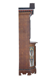 Swedish Late 18th Century Hand Painted Folk Art Cupboard — thumbnail 3