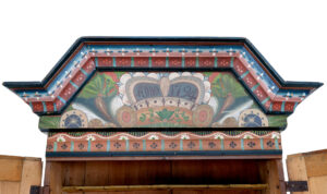 Swedish Late 18th Century Hand Painted Folk Art Cupboard — thumbnail 8