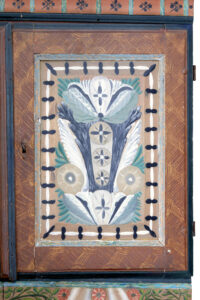 Swedish Late 18th Century Hand Painted Folk Art Cupboard — thumbnail 7