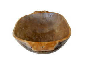 Large Rustic Dugout Hand Carved Bowl — thumbnail 2