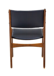Danish Set of 6 Mid 20th Century Teak and Leather Dining Chairs — thumbnail 5