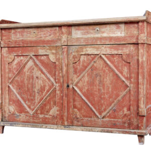 EARLY 19TH CENTURY RUSTIC SWEDISH PAINTED SIDEBOARD