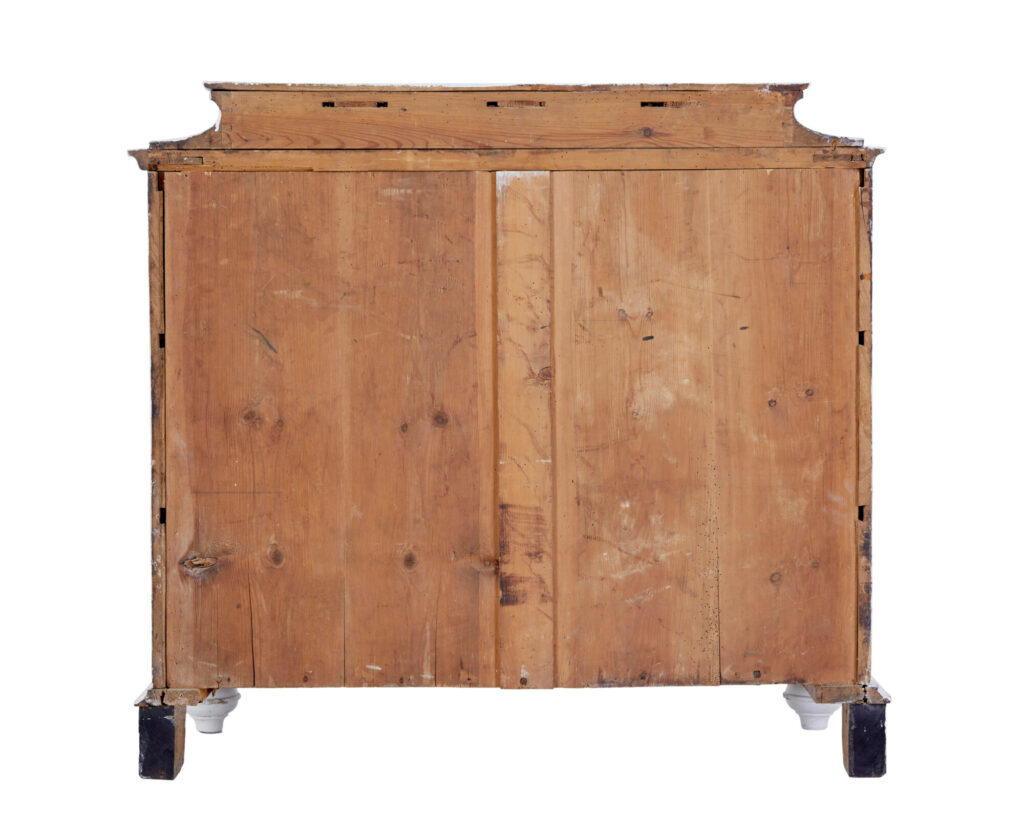 Swedish Painted 19th Century Caddy Top Chest of Drawers — image 2