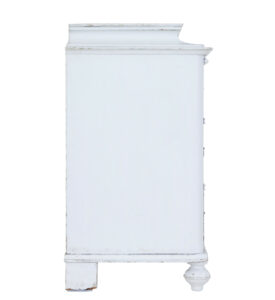 Swedish Painted 19th Century Caddy Top Chest of Drawers — thumbnail 3