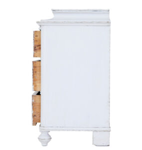 Swedish Painted 19th Century Caddy Top Chest of Drawers — thumbnail 5