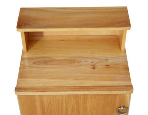 Pair of Mid 20th Century Swedish Elm Bedside Tables — thumbnail 2
