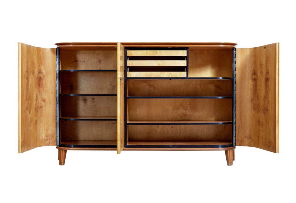 Mid Century Elm Sideboard by Thysells Mobler — image 9