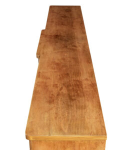 Scandinavian Mid Century Modern Birch Low Bookcase — thumbnail 8