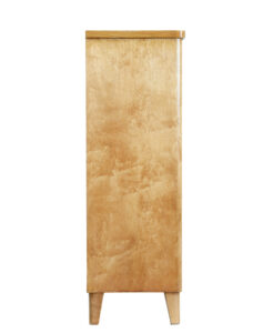 Scandinavian Mid Century Modern Birch Low Bookcase — thumbnail 2