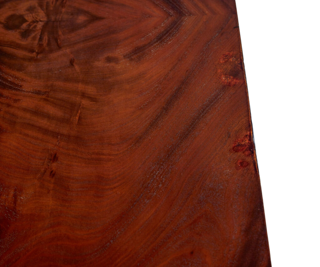 19th Century Flame Mahogany Pedestal Desk — image 2