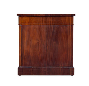 19th Century Flame Mahogany Pedestal Desk — thumbnail 7
