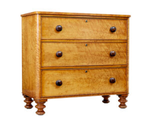 19th Century Birds Eye Maple Chest of Drawers — thumbnail 1