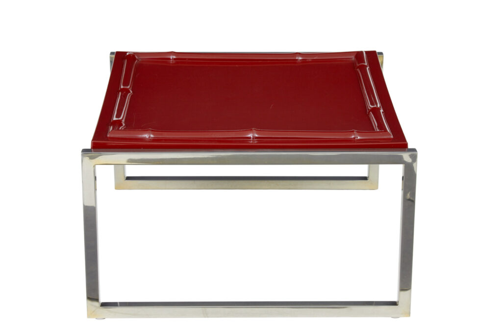 Mid Century Faux Bamboo Coffee Table by Jansen — image 3