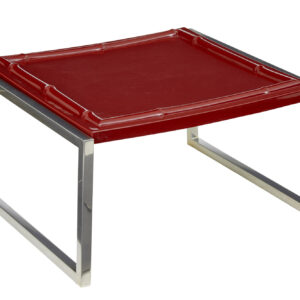 MID CENTURY FAUX BAMBOO COFFEE TABLE BY JANSEN