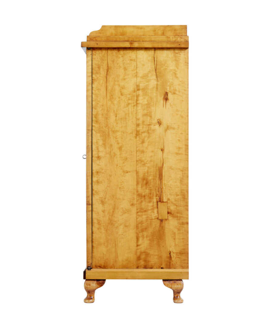 Mid 19th Century Swedish Birch Cupboard — image 2